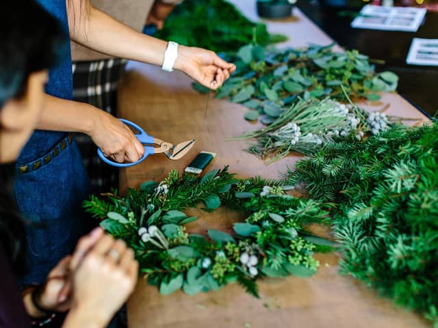 Make your own festive wreath and table centrepiece at the Ulster Folk Museum this weekend.