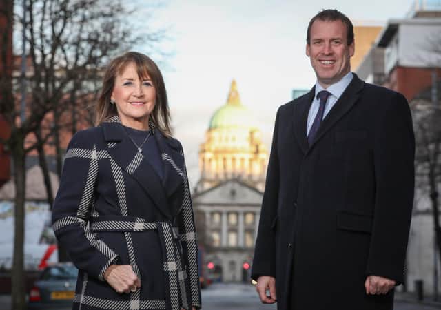 Ann McGregor, chief executive, NI Chamber and Steve Harper, executive director, International Business, Invest Northern Ireland
