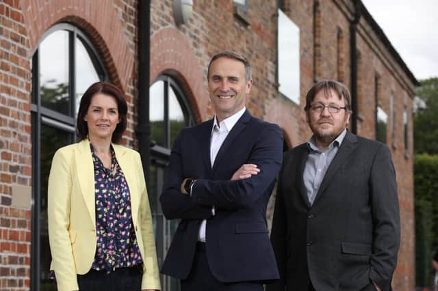 Decision Time directors Sinead Higgins, Geoff Higgins and David Braziel mark the company’s record year in which turnover has increased 24%