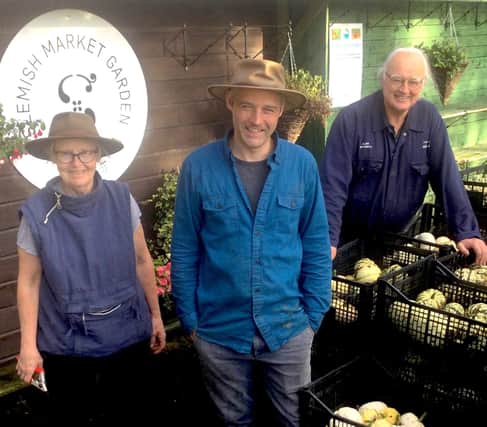 Ballymena family Linda, Matthew and Frank McCooke of Slemish Market Garden won the UK’s and Northern Ireland’s Best Greengrocer title in the Slow Food Awards
