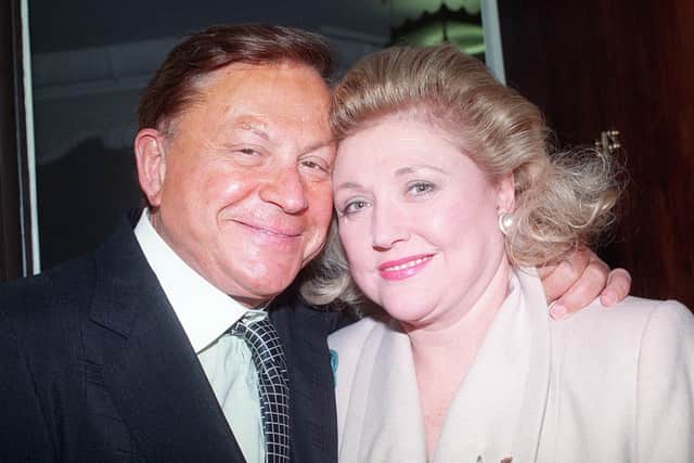 Barbara with her beloved late husband, American film producer Bob