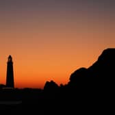 Dawn at St Mary's Lighthouse in Whitley Bay off the North East English coast on Friday, days before the shortest day of the year. Picture: Owen Humphreys/PA Wire