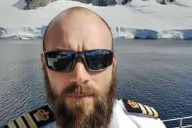 Chief Officer Matt Neill, from Magilligan, near Coleraine, will spend the festive period near the South Pole away from his young family.