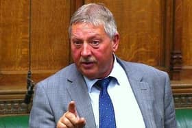 Sammy Wilson, a vocal lockdown critic, tweeted his version of Hark The Herald Angels Sing after fresh Covid restrictions were announced by Stormont
