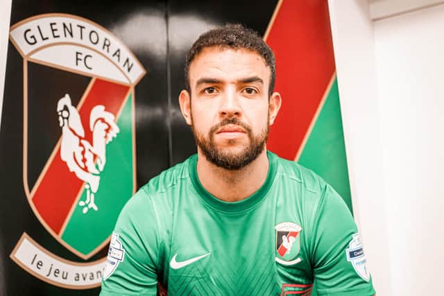 Darren Cole has signed for Glentoran. Pic by Pacemaker.