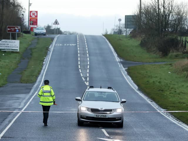 The A5 near Ballygawley where three men died following a two-vehicle crash in Co Tyrone.Photo:  Kelvin Boyes / Press Eye
