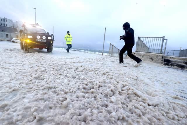 Storm Arwen hit the north coast of Northern Ireland in November. Pic Steven McAuley/McAuley Multimedia