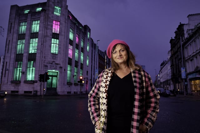 Singer-songwriter Brigid O'Neill who will release her new EP Intangible Heritage in January with songs inspired by the old Armagh gaol building, Austins department store in Londonderry and the art deco former Bank of Ireland building in Belfast city centre.