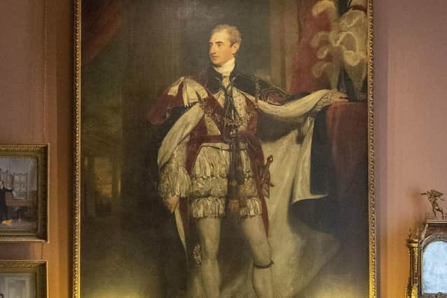 The portrait of Lord Castlereagh, by Sir Thomas Lawrence, that hangs at Mount Stewart. Photo: Liam McBurney/PA Wire