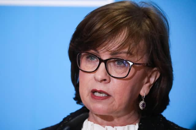 Former Economy Minister Diane Dodds was the victim of 'vile' abuse on Twitter