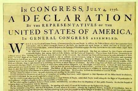 The American Declaration of Independence
