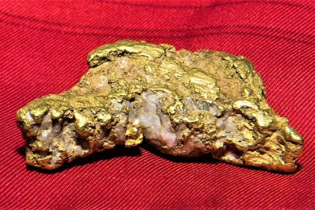 The 30g gold nugget found at Clay Lake in the 1980s