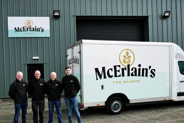 John, Paul, Seamus and Peter McErlain of McErlain’s Bakery in Magherafelt
