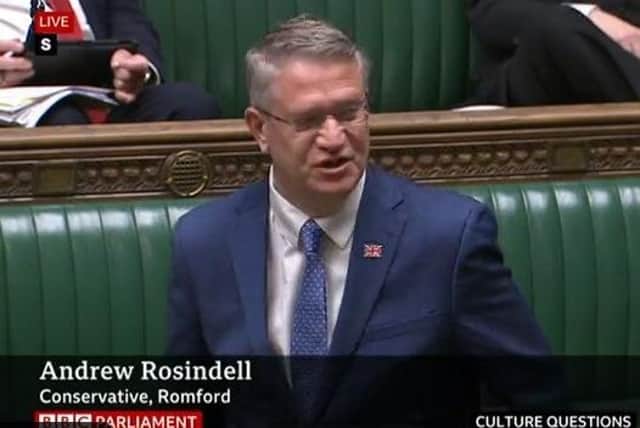 Andrew Rosindell MP in the Commons on Thursday