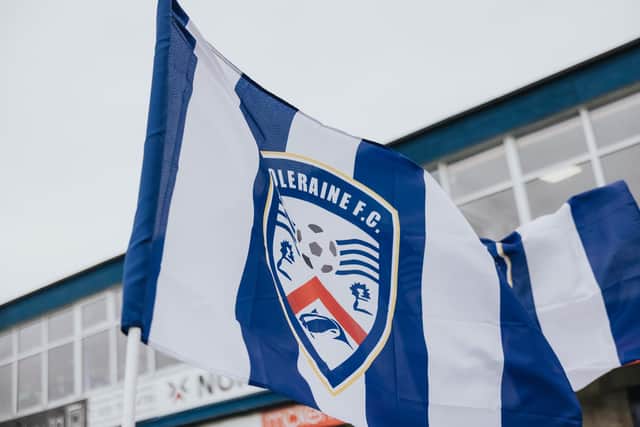 Coleraine FC has been fined £200 by the Irish FA