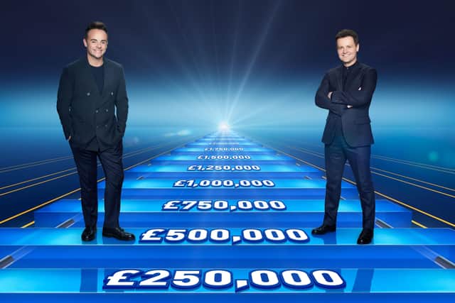 Hosts Ant McPartlin and Declan Donnelly