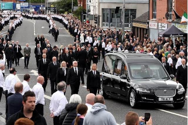 The Bobby Storey funeral