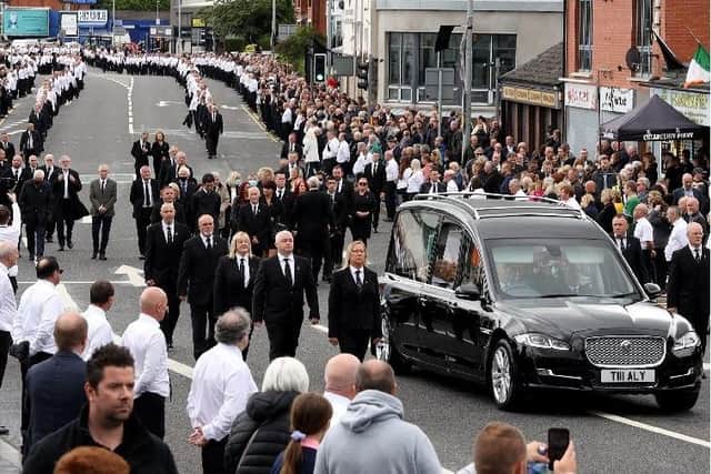 The Bobby Storey funeral