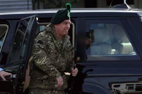 Prince Andrew, Duke of York  at the Royal Irish Regiment, of which he was Colonel in Chief,  in east Belfast in 2014. He has now been stripped of such titles.  Pic Colm Lenaghan/Pacemaker
