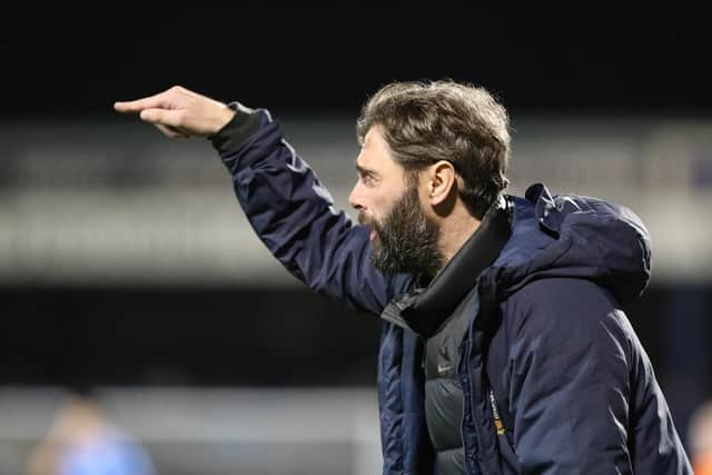 Glenavon manager Gary Hamilton. Pic by Pacemaker.