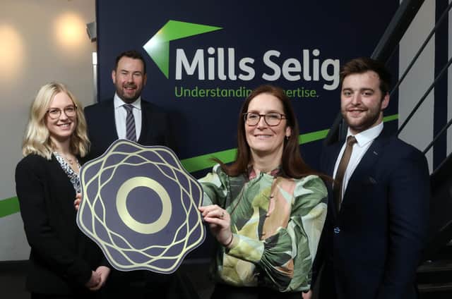 Rebecca Logan, solicitor, Mark Thompson, senior associate, Anne Skeggs, partner and head of property and Peter Cashel, solicitor, Mills Selig