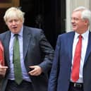 Boris Johnson, then Foreign Secretary and now Prime Minister, and David Davis who has urged Boris Johnson to resign, telling the Prime Minister at PMQs "in the name of God go".