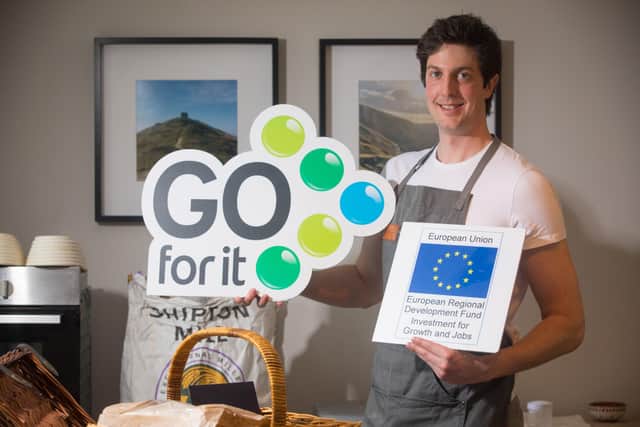 Karl Simmonds has been baking sourdough bread as a hobby for years but raised it to a whole new level thanks to the help and support of the Go For It programme