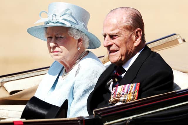 Queen Elizabeth II and the late Duke of Edinburgh
