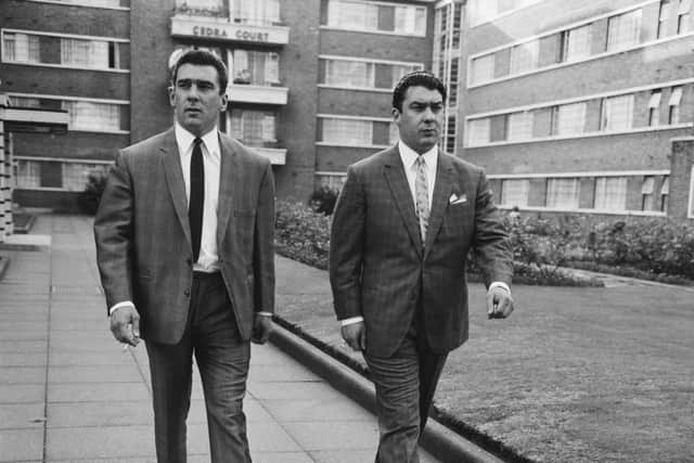 Kray twins Reginald 'Reggie' and Ronald 'Ronnie'