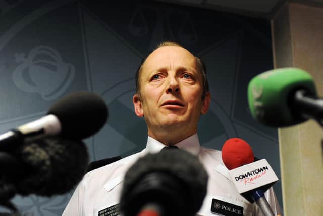 Ex-Chief Constable Sir Hugh Orde said he would have binned the critical report on the unit. Picture: Charles McQuillan/Pacemaker.