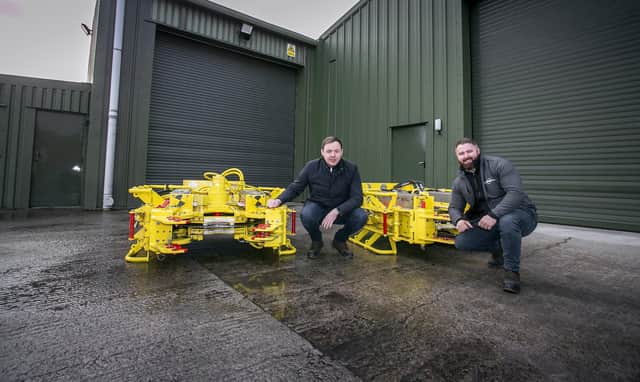 Decom Engineering’s business development manager Matthew Drumm and managing director Sean Conway at the firm’s new Aberdeen base