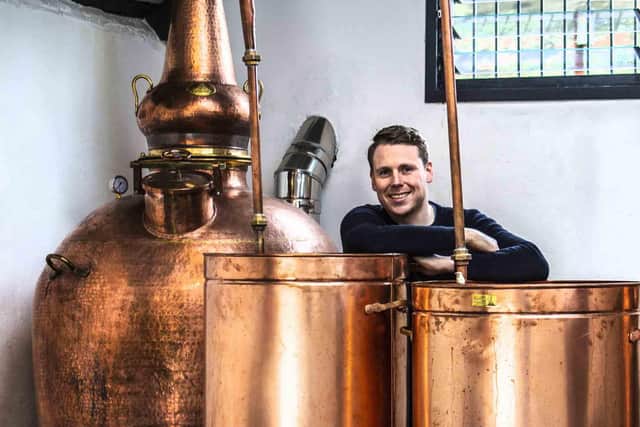 Brendan Carty at his small batch distillery at Killowen in the Mournes which is producing a range of spirits including the new Soup Stone poitín
