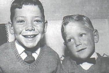Ken (right) with his older brother Bill as children in Belfast before the family move to England after the outbreak of the Troubles in 1969