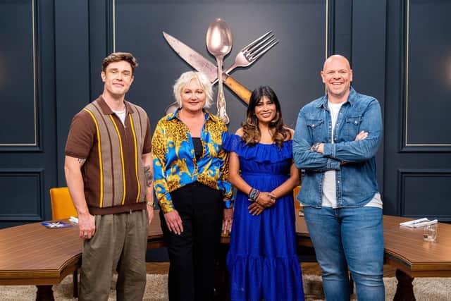 Ed Gamble, Sue Cleaver, Nisha Katona and Tom Kerridge