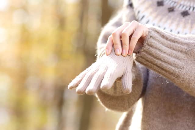 Wearing gloves in the winter can help reduce Raynaud's symptoms