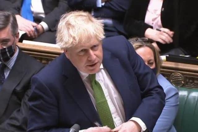 Boris Johnson has expressed deep concern about Russia's hostile activity on the Ukrainian border