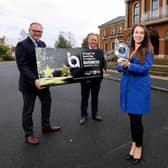 Pictured launching the awards are: Lord Mayor Glenn Barr, Chair of Economic Development Councillor Declan McAlinden, and Chief Executive Roger Wilson of Armagh City, Banbridge and Craigavon Borough Council, with Amy Bennington from Power NI, associate sponsor