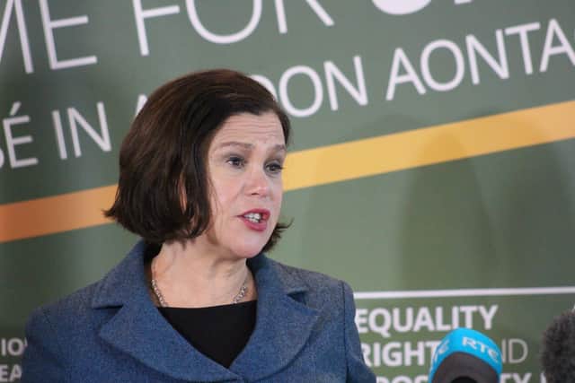 Sinn Fein President Mary-Lou McDonald called for an early Stormont election as First Minister Paul Givan announced his resignation in opposition to the impact of the Northern Ireland Protocol