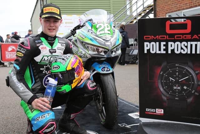 Cameron Dawson won the British Junior Supersport title in 2021 on the MSS Performance Kawasaki. Picture: David Yeomans.