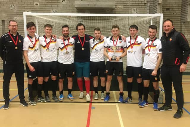 Banbridge are up against Railway Union in the National Indoor Trophy semi-finals at Gormanstown on Sunday.