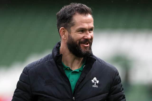 File photo dated 14-02-2021 of Ireland head coach Andy Farrell, Farrell wants in-form Ireland to “push new boundaries” during their quest for Guinness Six Nations glory. Issue date: Thursday January 27, 2022.