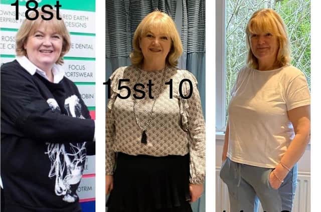 Margaret Patterson McMahon went from 18st to just over 14 st using the Cinch Fast 30 system