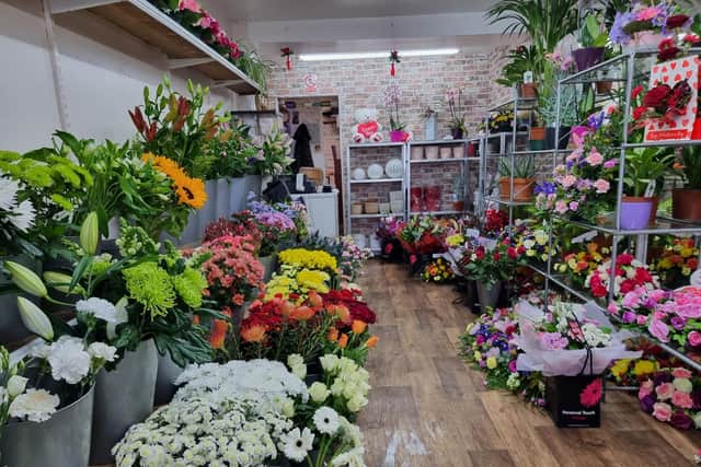 The interior of Personal Touch Florists