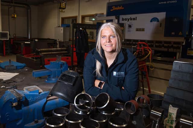 Shannon Cartin, a lecturer in Fabrication and Welding