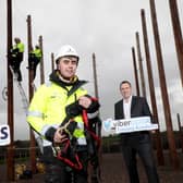 Fibrus chief executive, Dominic Kearns and Viberoptix managing director, Naomhan McCrory join Cathal Donaghy to mark Apprenticeships Week 2022 and issue a call for new applicants to join their teams