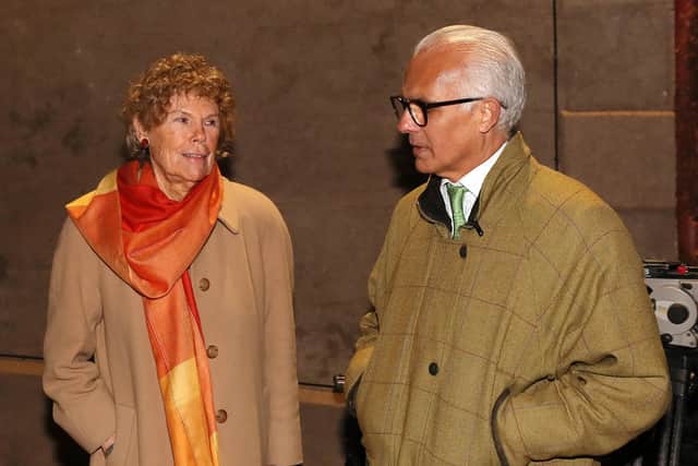 Baroness Kate Hoey and the former MEP Ben Habib arrive at the meeting in Co. Down. 

Picture by Jonathan Porter/PressEye