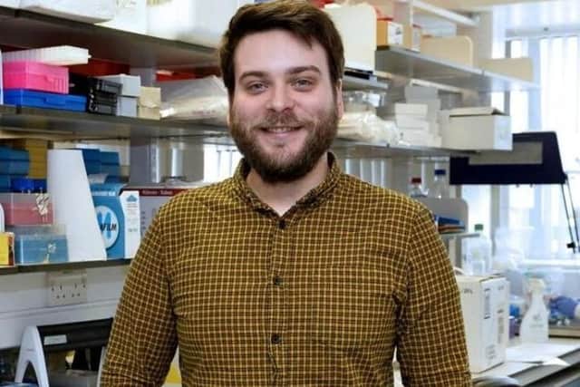 Virologist Doctor Connor Bamford from Queen's University Belfast