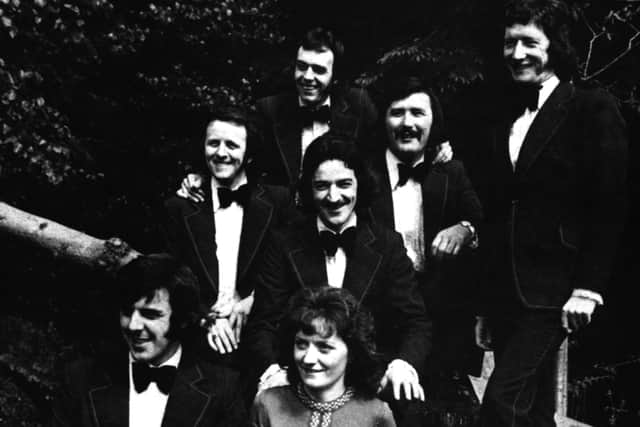 Philomena and The Rambling Men' in the 1970s while on tour. Philly, as she prefers to be known, was always happy to be "one of the lads"