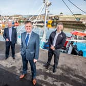 James Norris, managing director of J N Hire, Joe Annett, founder and managing director of Anachem Hygiene, Mark Bleakney, Invest Northern Ireland’s southern regional manager and Ronald McConnell, partner, Mourne Craft