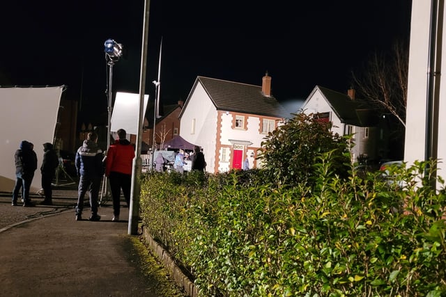 Coopers Mill in Dundonald where filming has begun tonight of of Blue Lights, a six-part original drama for BBC One and BBC iPlayer, from the writers of The Salisbury Poisonings. Picture: Darryl Armitage